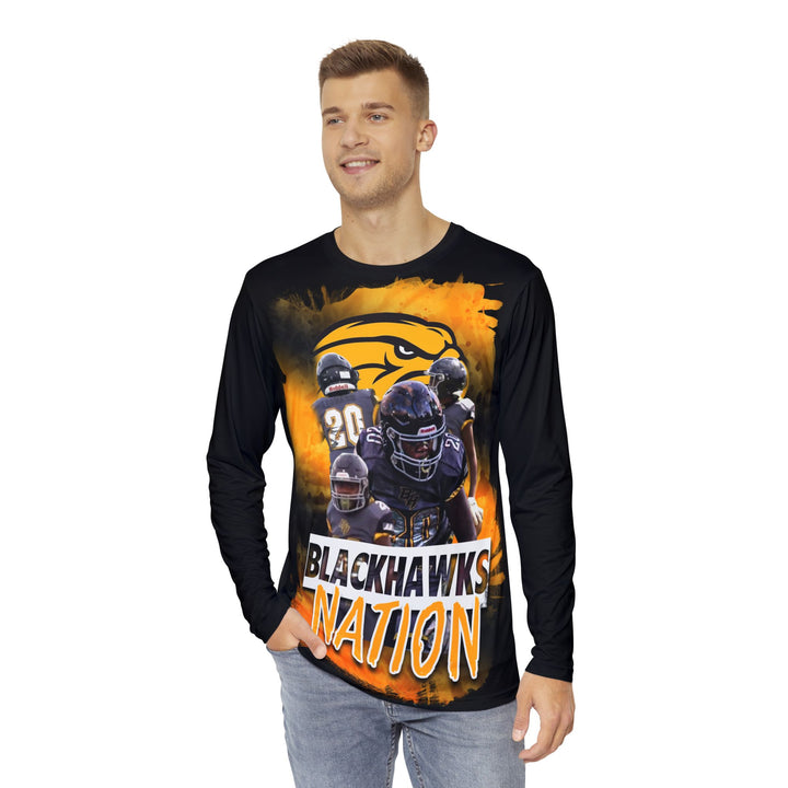 CUSTOM - DALLAS - Design 2 - Men's Long Sleeve Shirt (AOP)