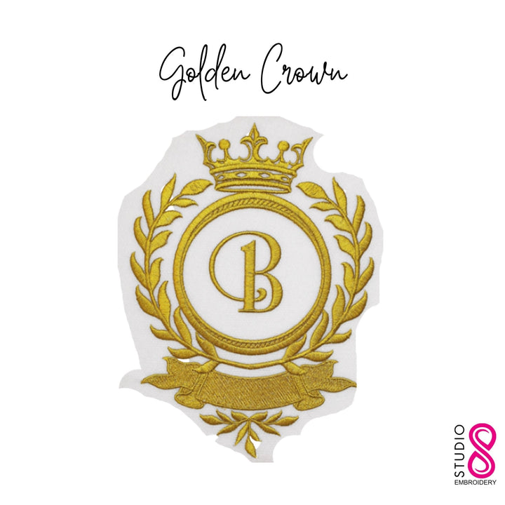 Royal Crown Custom Monogrammed Towel