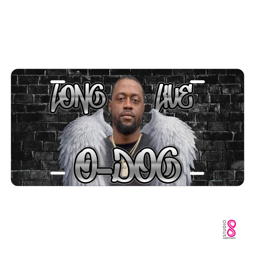 Brick Wall Memorial Custom License Plate