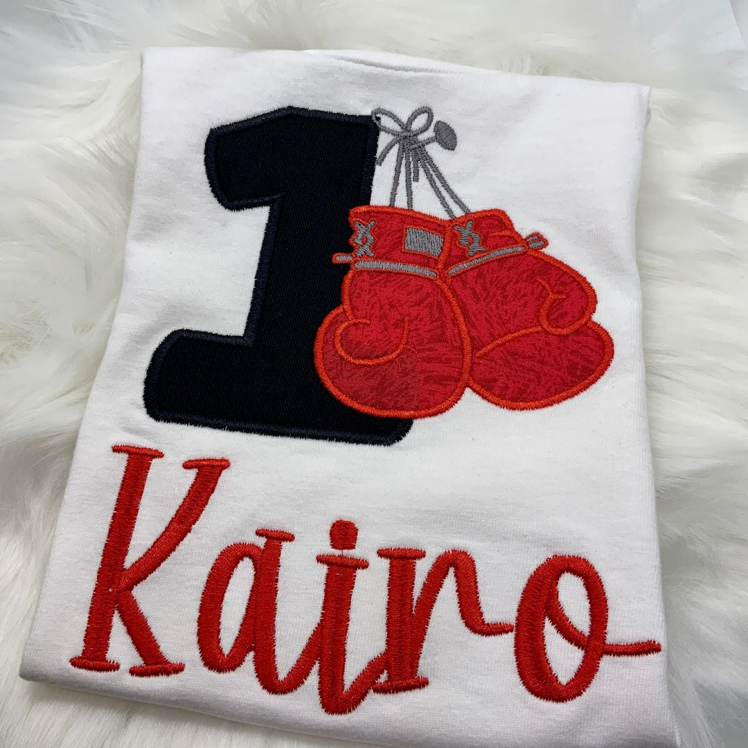 Kids Boxing Birthday Shirt | Birthday Outfit | Personalized Birthday Gift | Boxing Theme Birthday