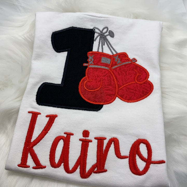 Kids Boxing Birthday Shirt | Birthday Outfit | Personalized Birthday Gift | Boxing Theme Birthday