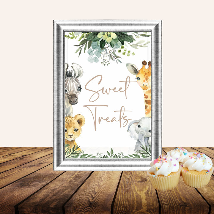 Safari Animal Baby Shower Invitation | Wild one invite | Jungle baby shower Invitation | Zoo Animal Baby Shower Invitation.