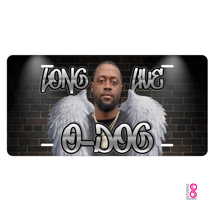 Brick Wall Memorial Custom License Plate