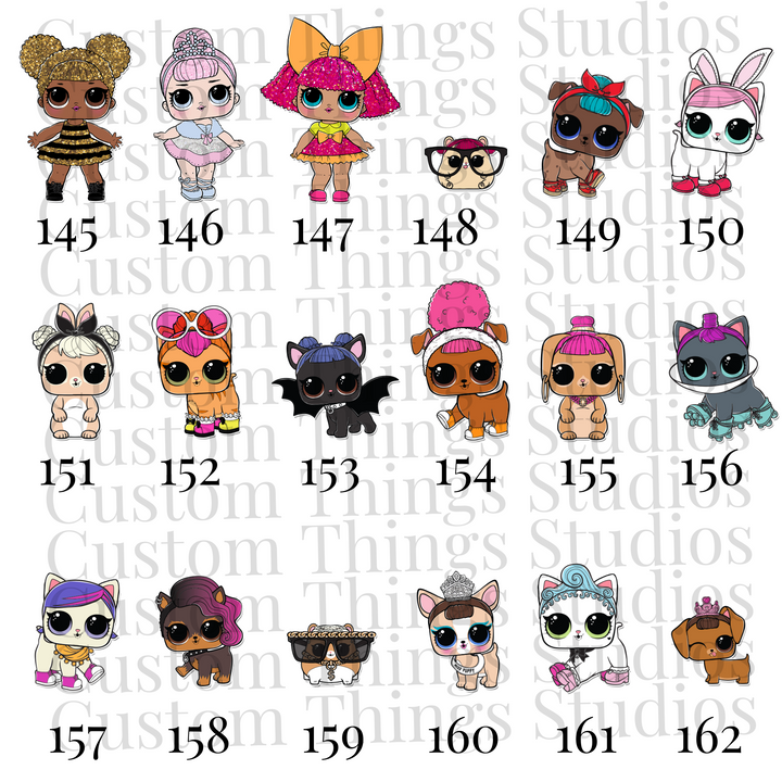 LOL Dolls Inspired Birthday Shirt, Custom Birthday Shirt for Girls, Family Shirts, personalized birthday shirt