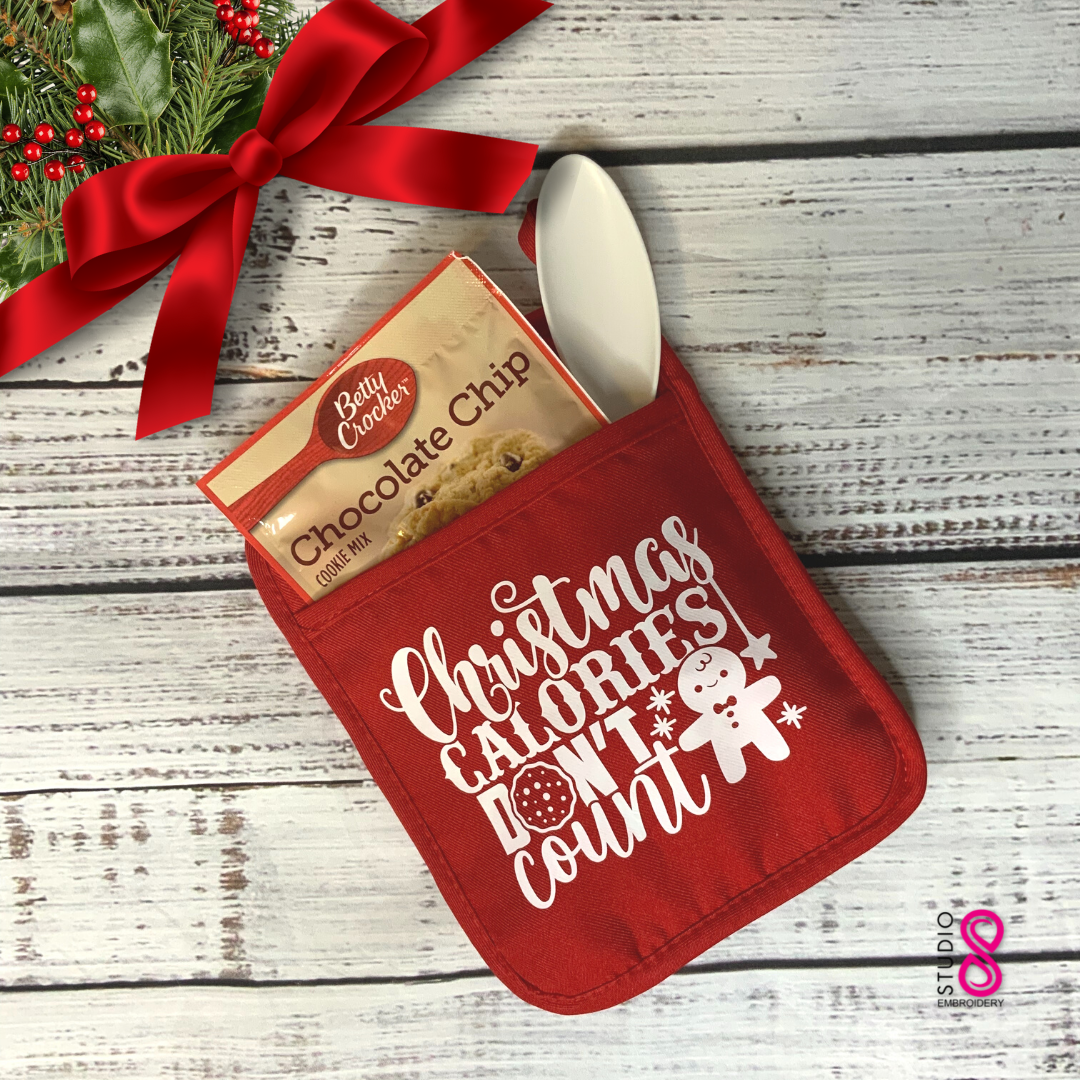 Christmas Potholder | Stocking Stuffer | Co-Worker Gift | Holiday Gifts under $10.00