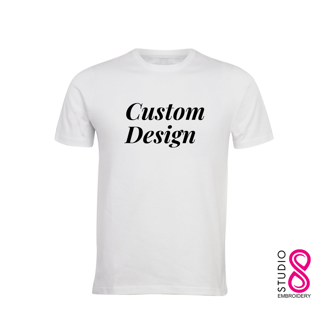 CUSTOM FULL COLOR SHIRT (WHITE TSHIRT ONLY)
