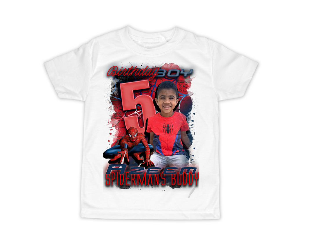 Superhero Birthday Shirt, Custom Birthday Shirt for Boys, Family Shirts, personalized birthday shirt