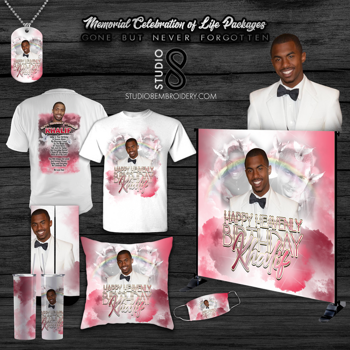 Khalif "Happy Heavenly Birthday" Forever in Our Hearts Memorial Bundle