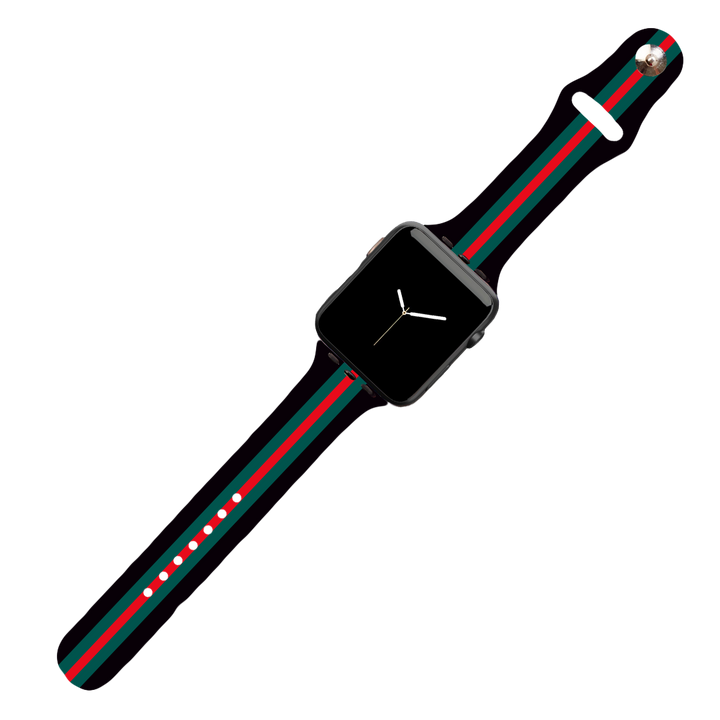 Designer Stripe Black Watch Bank