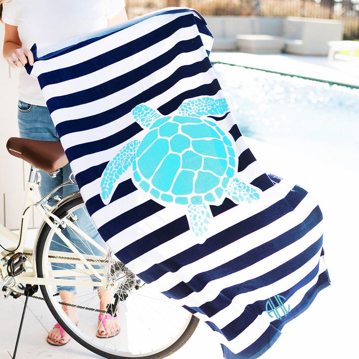 Turtle Stripe Towel
