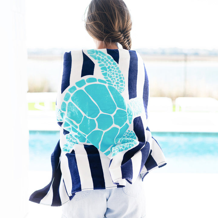 Turtle Stripe Towel