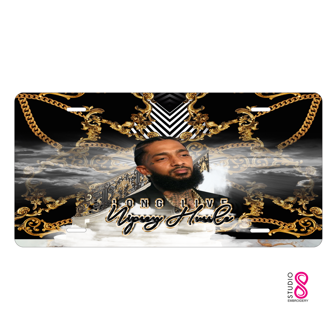 Golden Chains (Nipsey Inspired) Memorial Custom License Plate