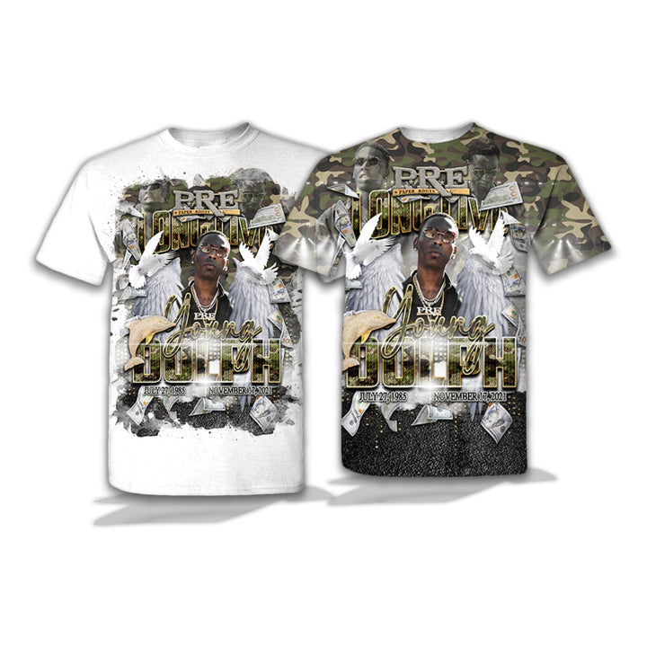 Custom Memorial Template - Rockstar "Young Dolph Inspired"