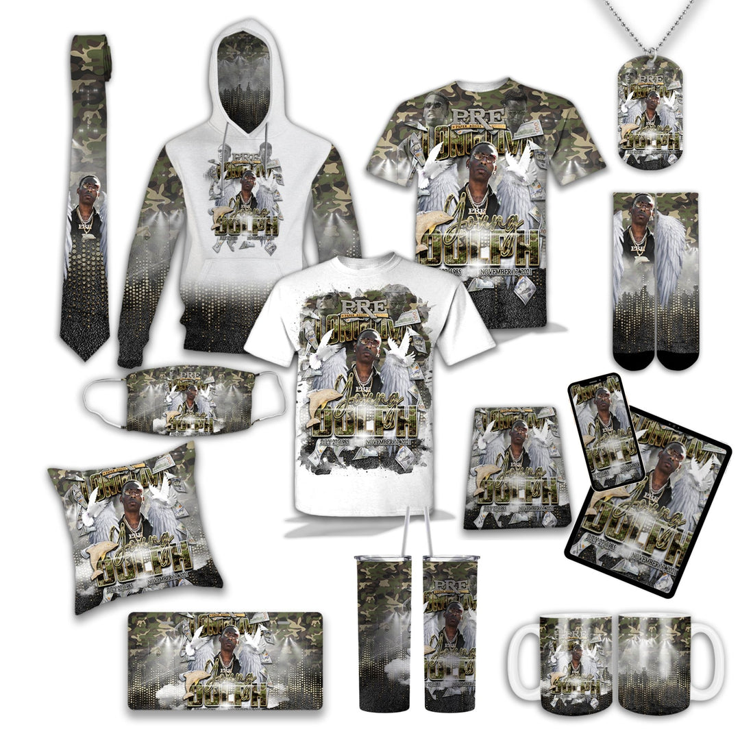 Custom Memorial Template - Rockstar "Young Dolph Inspired"