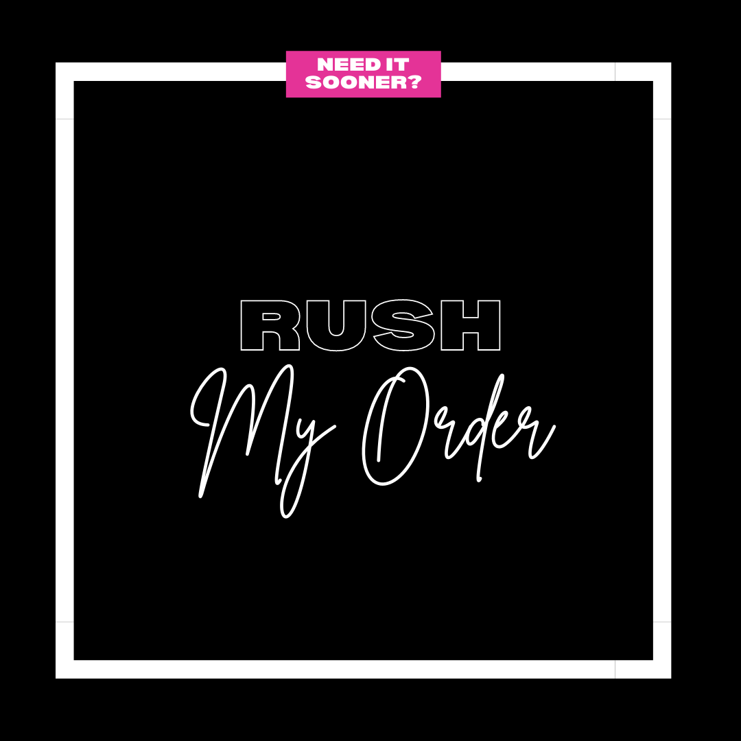 RUSH ORDER MEMORIAL ITEMS