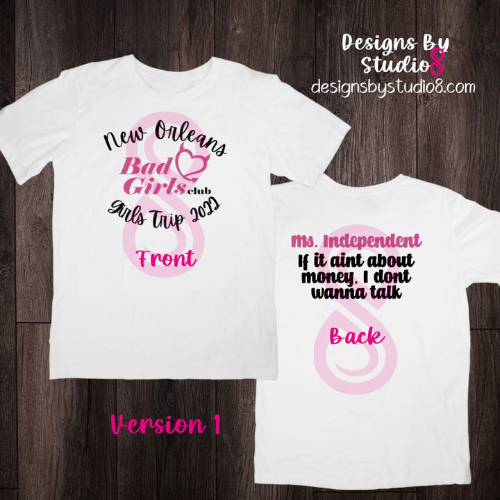 CUSTOM ORDER: BCG NEW ORLEANS GIRLS TRIP