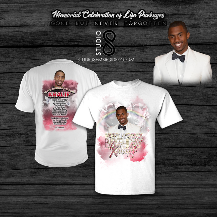 Khalif "Happy Heavenly Birthday" Forever in Our Hearts Memorial Bundle
