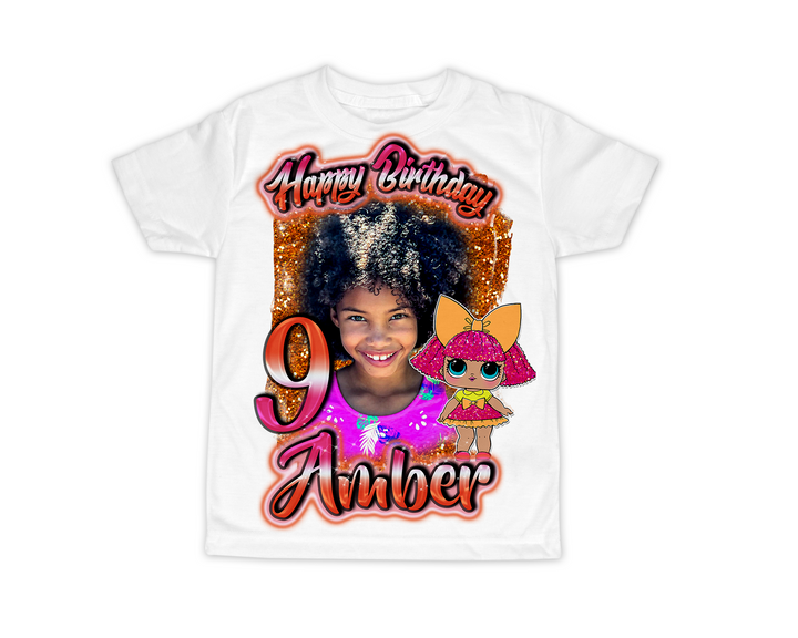 LOL Dolls Inspired Birthday Shirt, Custom Birthday Shirt for Girls, Family Shirts, personalized birthday shirt