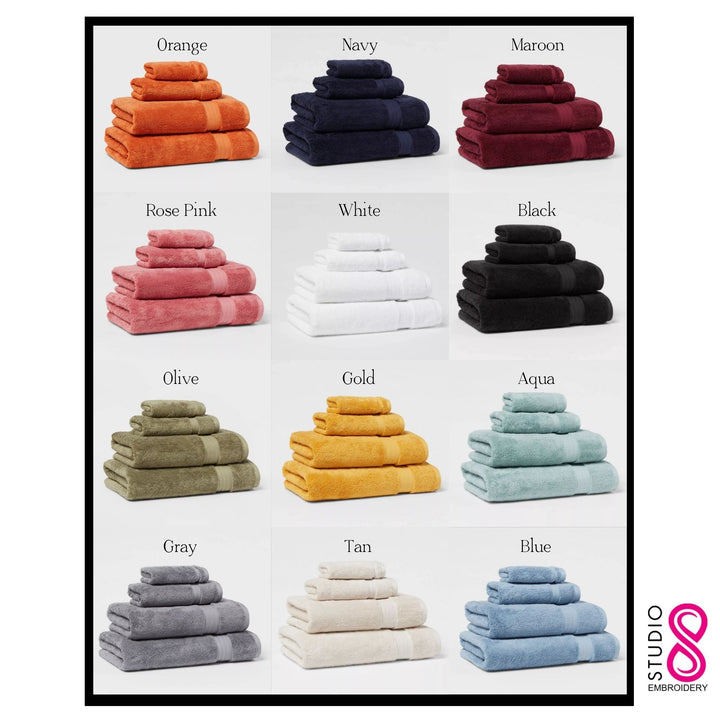 Royal Crown Custom Monogrammed Towel