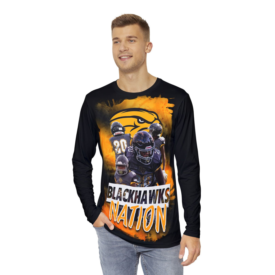 CUSTOM - DALLAS - Design 2 - Men's Long Sleeve Shirt (AOP)