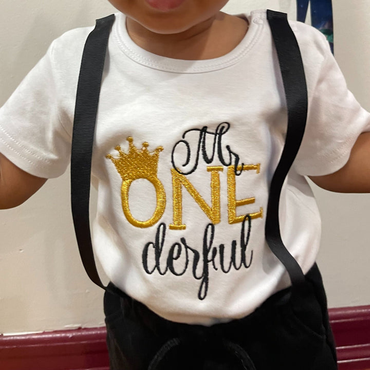 Mr. ONEderful Birthday Shirt | 1st Birthday Boy Outfit | Personalized Birthday Gift