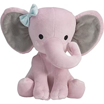 Custom Birth Stat Elephant Stuffed Animal - Butterfly