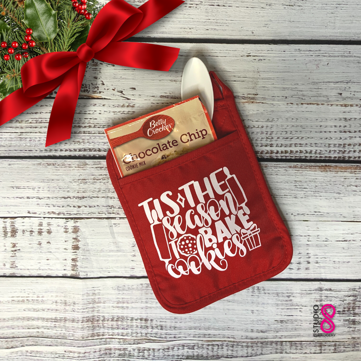 Christmas Potholder | Stocking Stuffer | Co-Worker Gift | Holiday Gifts under $10.00