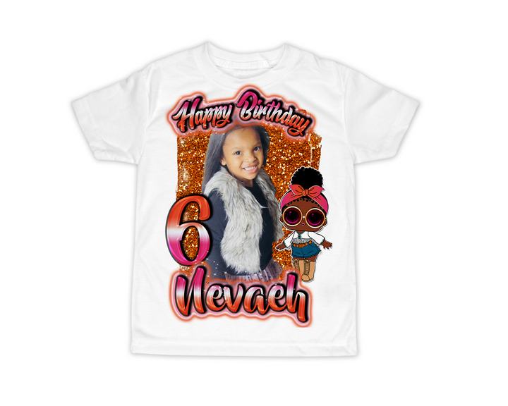 LOL Dolls Inspired Birthday Shirt, Custom Birthday Shirt for Girls, Family Shirts, personalized birthday shirt