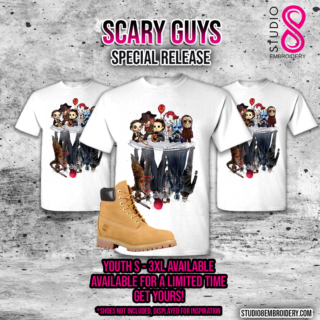 Scary Guys Reflection T-Shirt (Michael Myers/Jason/Freddy Inspired)