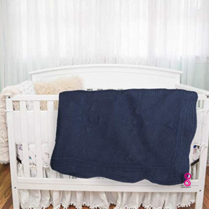 Personalized Heirloom Baby Blanket - Monogram